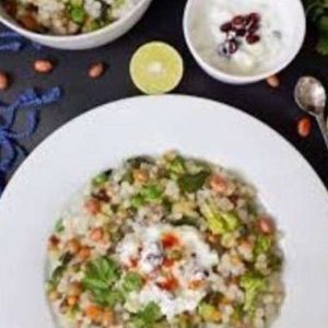 Sabudana Khichdi with Raita